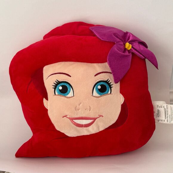 Disney Aerial Little Mermaid 16" Plush Pillow - Picture 4 of 5